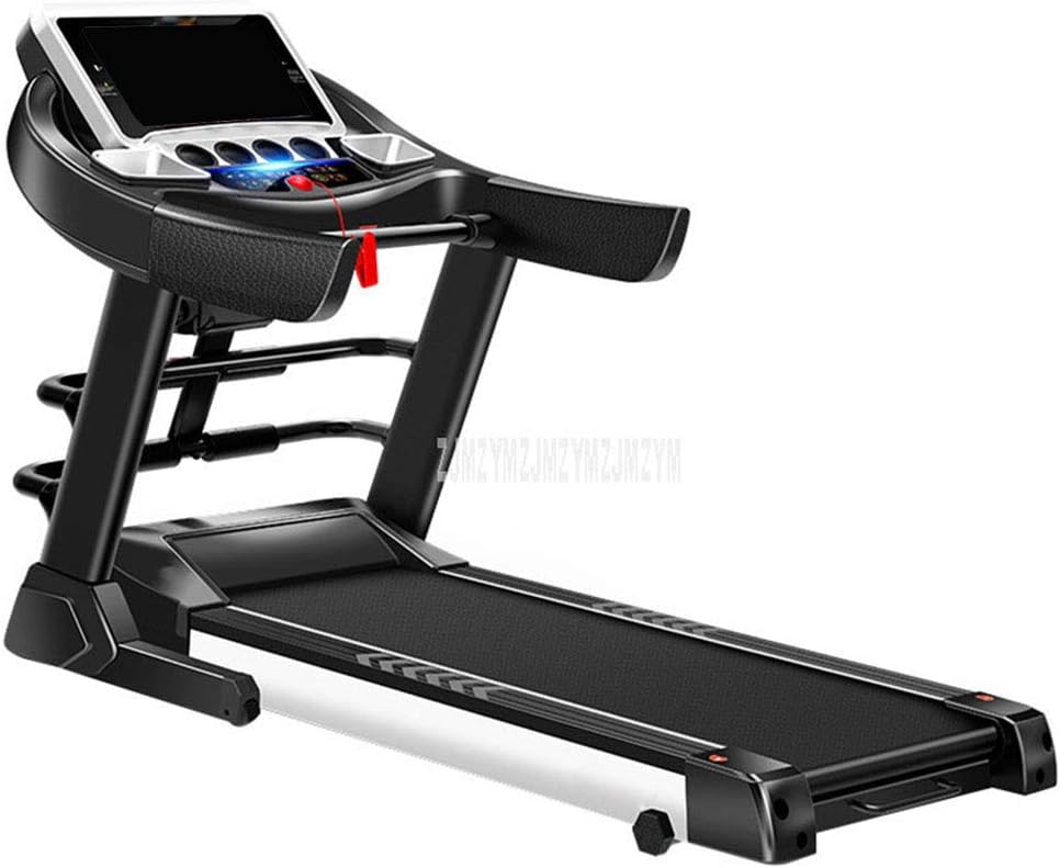 ZHANGY 5 inch Display Screen Electric Foldable Mini Treadmill Sit-Up Function Gradient Adjustment Mute Indoor Fitness Equipment