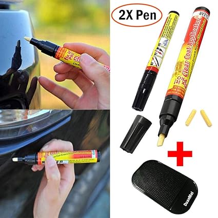 Duanmei Car Scratch Repair Remover Filler Magic Fix Clear Car Scratch Repair Remover Pen Clear Coat Applicator All Cars Not Deep Scratch2 Pack