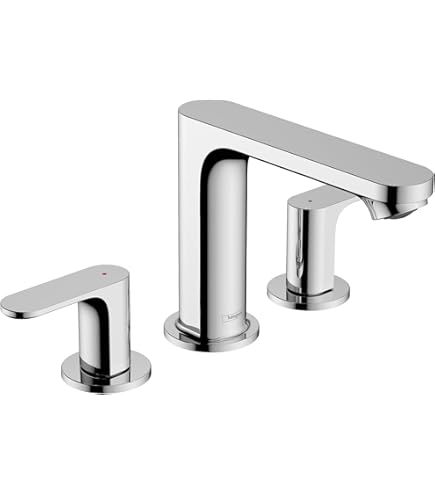 hansgrohe PuraVida basin mixer tap for small basins with push open