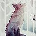 iPad Mini Case - LittleMax Smart Auto Wake/Sleep Stand Case Magnet Closure Flip Folio Wallet Case Cover for iPad Mini 3/2/1 (Free Stylus Pen)- Snow Fox