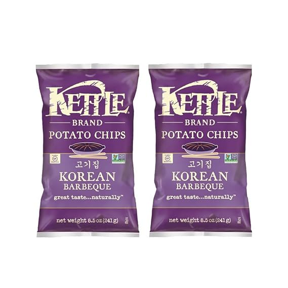 Kettle Brand Korean Barbecue Flavor Potato Chip 8.5oz (qty
