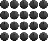 Norjews 20 Pack UK Plug Socket Covers Child Safety Black view 2