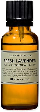 Amazon アロマ ブレンド フレッシュラベンダー 30ml インセント エッセンシャルオイル アロマオイル インセント ドラッグストア