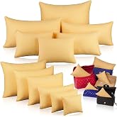 12 Pcs Purse Insert Pillows Set Fillers to Keep Shape, Six Sizes, Gold | Cushioned Handbag Organizer Insert Fillers Shaper Inserts Maintain Purses for Storage Display Purse Stuffing Packing Filler