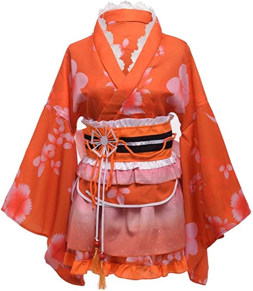 Japanese Style Kimono Bathrobe Dress Anime Cosplay Yukata Series Janpanese Summer Cute Girls Anime Cosplay Costumes