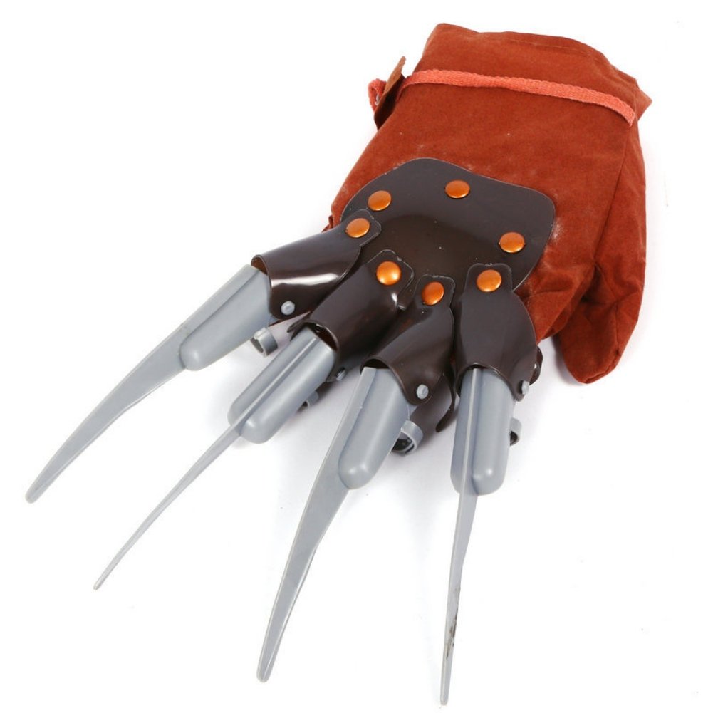 IBLUELOVER Freddy Kruger Glove Halloween Costume Scissorhands Assassin Cosplay Clothing Killer Ghost Gloves Theme Party Carnival Accessories Show Horror Props for Performing Festival