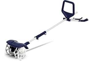 FUSION DRILL POWERED TOOLS Fusion Drill-Powered Cultivator, Compatible with Most Cordless Drills, Adjustable Cultivating Width Up to 8”, Cultivating Depth Up to 5.5”, Adjustable Length, Model: 46007