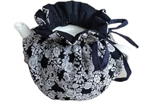 YANGSHINE Cotton Tea Cozy, Vintage Decorative Dust Proof Teapot Cover with Insulation Pad to Keep Tea Warm, Kitchen Home Office Restaurant Decro, Gift for Mom, Wife, Friends