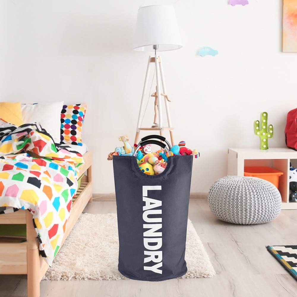 Almacenamiento y organización Azul claro Bolsas Cestos para la Colada