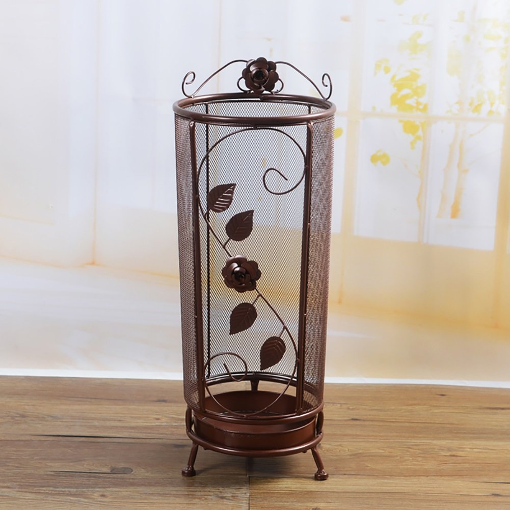 日本産 Zglアンブレララック 傘スタンドアイアンアートホテルロビー傘バケツ家庭用傘ラック多機能傘収納バケツ 色 ブロンズ B07d2fmntl ブロンズ ブロンズ 注目の Autmec Com