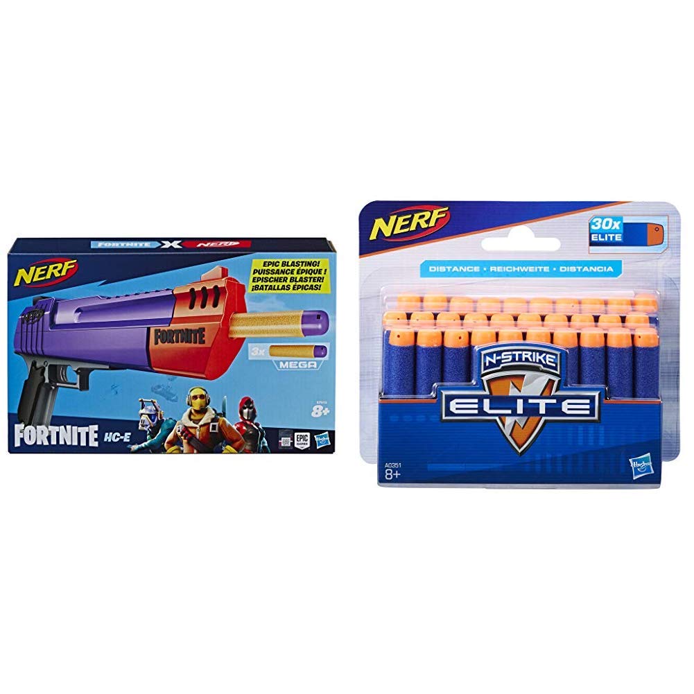 Nerf Fortnite HC E with N-Strike Elite 30-Dart Refill