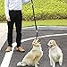IDEAPRO Dog Leash Coupler, No Tangle Double Leashes, Walk and Control 2 Dogs  (up to 66 lbs dogs), 1