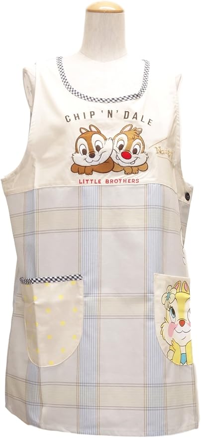 Amazon Co Jp チップ デール クラリス サイドボタン キャラクター エプロン ディズニー サックス 57027305s おもちゃ