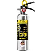 Ougist Class K Fire Extinguisher for Kitchen, 1-A:K, 34 Fl Oz Wet Chemical | For Small Cooking Oil and Grease Fires with Quick-Pull Access and Easier Cleanup for Kitchen and Food Truck Use