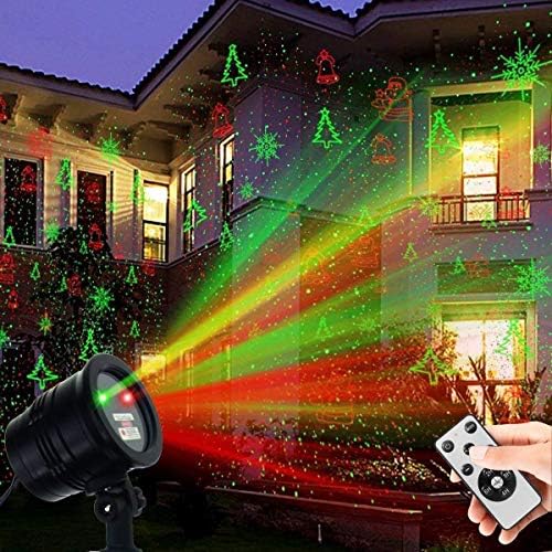 teeofspirit LED Proyector Luces de Navidad,Impermeable Luces de RGB Luz,Multicolor festivo