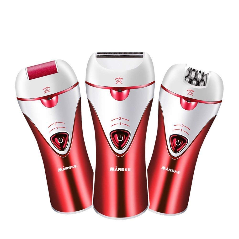 Epilierer,Wiederaufladbarer kabelloser 3 in 1 Frauenepilierer für