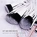DUcare Makeup Brush Set 9Pcs Ombré Color Professional EyeShadow Foundation Powder Blending Brushes