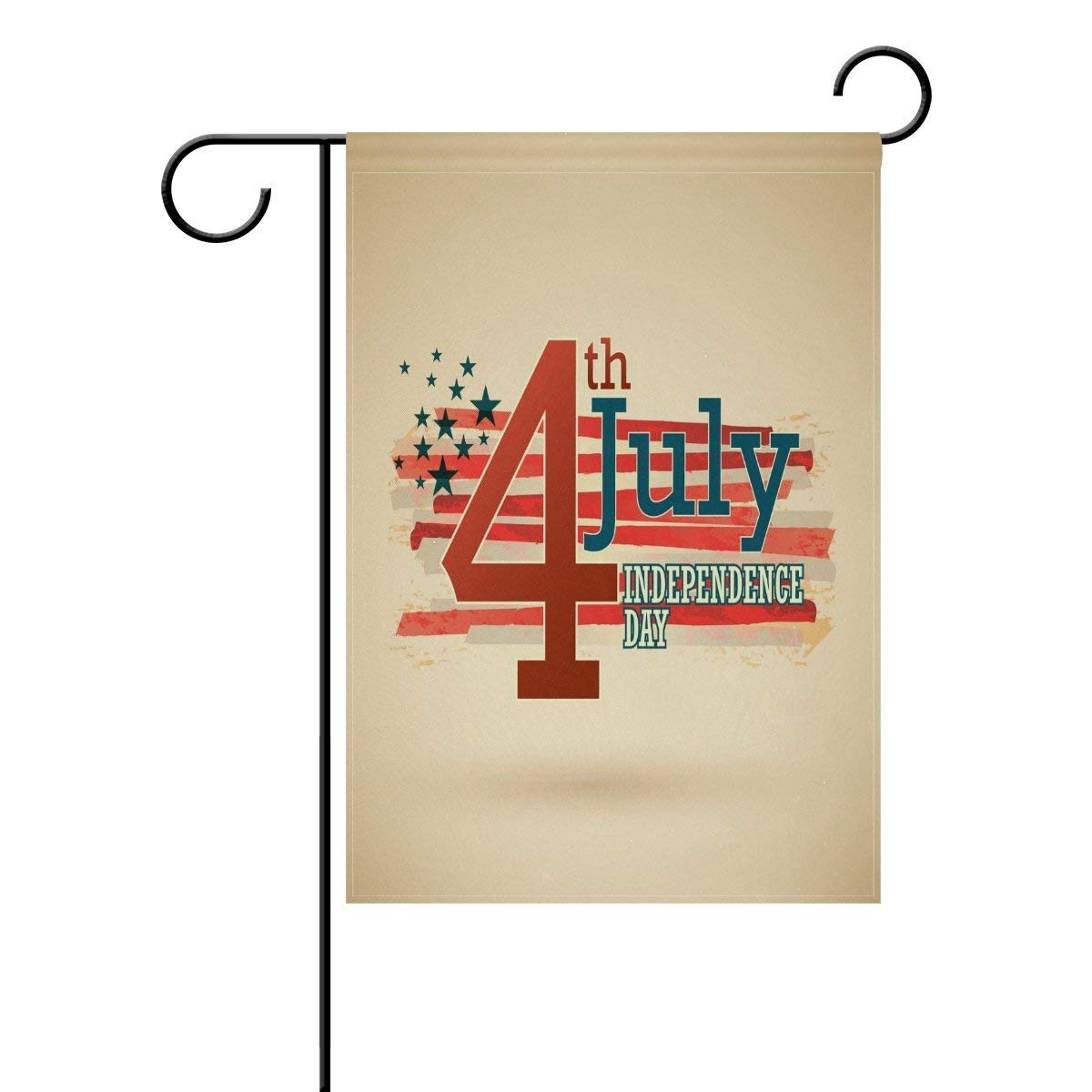 Amazon Com Famlal Happy Independence Day Polyester Garden Flag