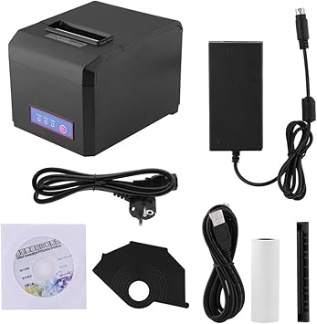 Tonysa - Caja registradora de 80 mm, Impresora térmica de Tickets, USB POS con Logotipo para Windows, Linux, Android, iOS con USB, cajonera para restaurantes, supermercados, centros comerciales: Amazon.es: Electrónica