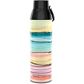 Tervis Venture Water Bottle Inkreel - Colorburst Triple Insulated Tumbler Travel Cup Keeps Drinks Cold & Hot, 26oz, Stainless Steel