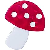 1Pc Red Mushroom Star Acetate Hair Clips,Hair Side Clips Magic Ball Duckbill Clips Moon Barrettes Creative Eggplant Hairpins for Women Hair Clips Hair Accessories