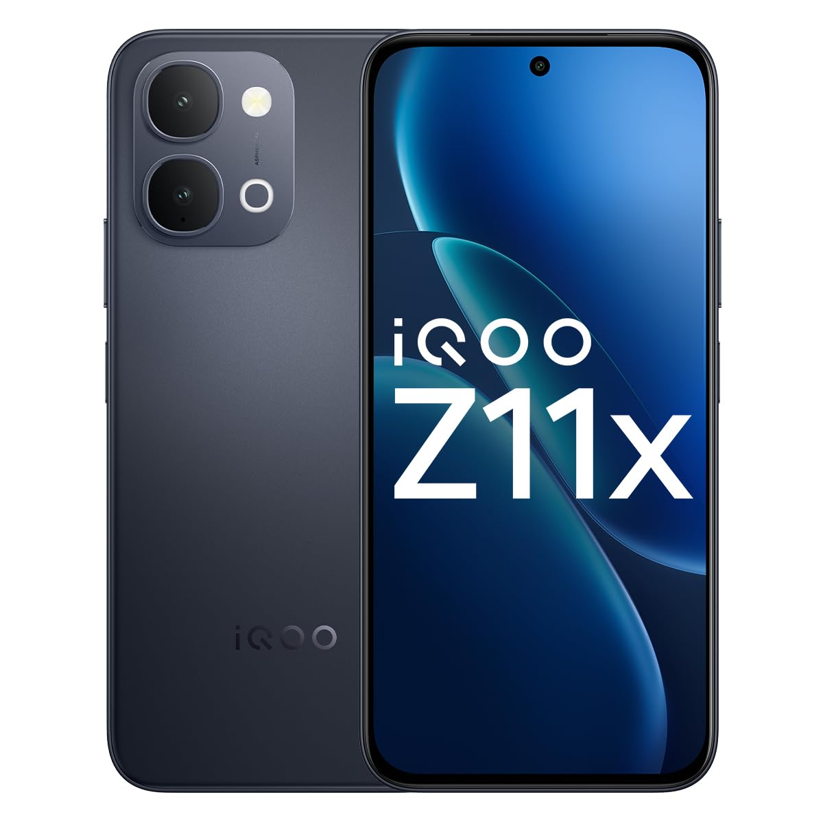 iQOO Z11x 5G (Titan Black, 6GB RAM, 128 GB Storage) | Dimensity 7400-Turbo Processor | 7200 mAh Battery | 4K Video Recording Front & Back | IP68 & IP69+ | Powered by OriginOS 6