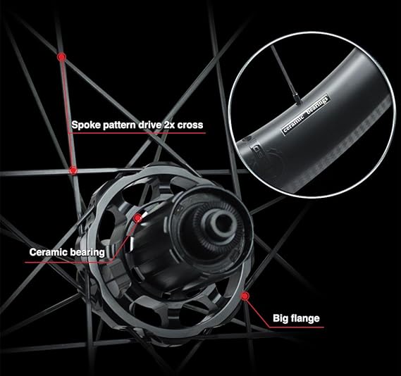 elite slr carbon road bike wheel