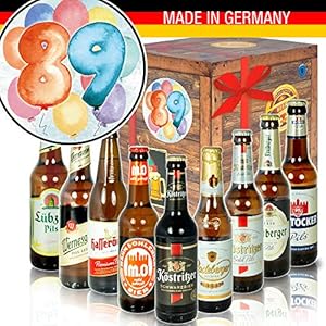 89. Geburtstagsgeschenk – Geschenkbox – Bier – Ostdeutsche Biersorten