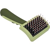 Coastal Pet Safari Complete Cat Brush, 6.5" L x 3" W, 6.50" L x 3.0625" W | 2-in-1 Slicker Brush and Comb, Soft Bristles Help Detangle, Smooth and Maintain a Healthy Coat