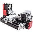 chuangsheng Mini Lathe Machine,12V Miniature Metal Multifunction Lathe Machine DIY 20000Rev/min 45135mm
