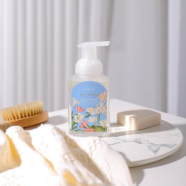 ROMIIE ZOI MINI FOAMING HAND SOAP – PACK OF 6 – ALOE, LAVENDER, LILY, PEONY, HYDRANGEA, ROSE – 260 ML/ 8.7 FL. OZ EACH