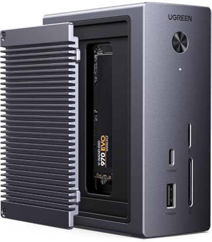 Amazon.com: Thunderbolt 3 Dock 9-in-1 Dual M.2 NVMe/NGFF Enclosure