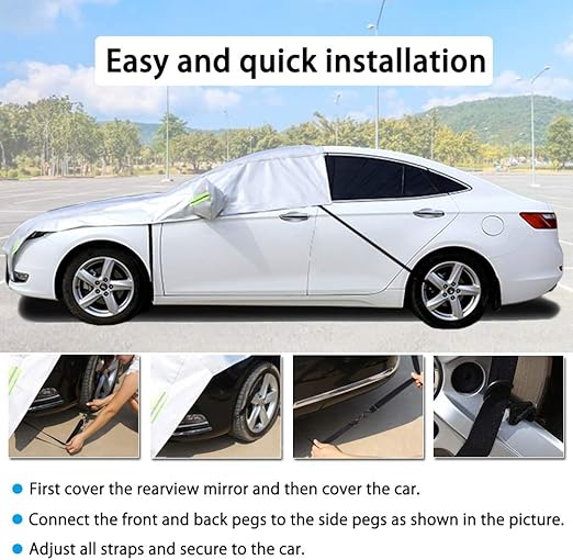 Amazon Konnfeir 車カバー ハーフ ボンネットカバー カーカバー ボディーカバー 自動車カバー ハーフカバー 防水 防塵 Uvカット 裏起毛タイプ セダン 対応 ボディーカバー 車 バイク Amazon Konnfeir 車カバー ハーフ ボンネットカバー カーカバー ボディーカバー 自動車カバー ハーフカバー 防水 防塵 Uvカット 裏起毛タイプ セダン 対応 ボディーカバー 車 バイク