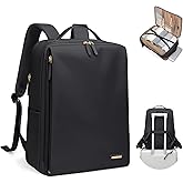 GOLF SUPAGS Stylish Laptop Backpack for Women Airline Approved Perfect for Work College and Travel Multi-Functional Casual Daypack Fits 17.3 Inch Notebook (Black)