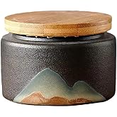 NS Online Black Small Keepsake Urn for Human Ashes - Lovely Sharing Ceramic Small Urn, Honor Your Loved One Lost - Qnty 1