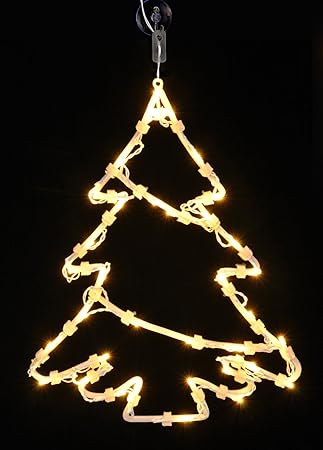 Ld Weihnachten Deko Led Fensterbild Beleuchtet 3 Motive