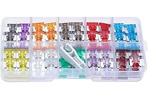 Pasuihcay 120 Pieces of Car Fuse Combination Kit Car/RV/Truck/Motor Micro Fuse Combination Kit Car Fuse Combination Kit