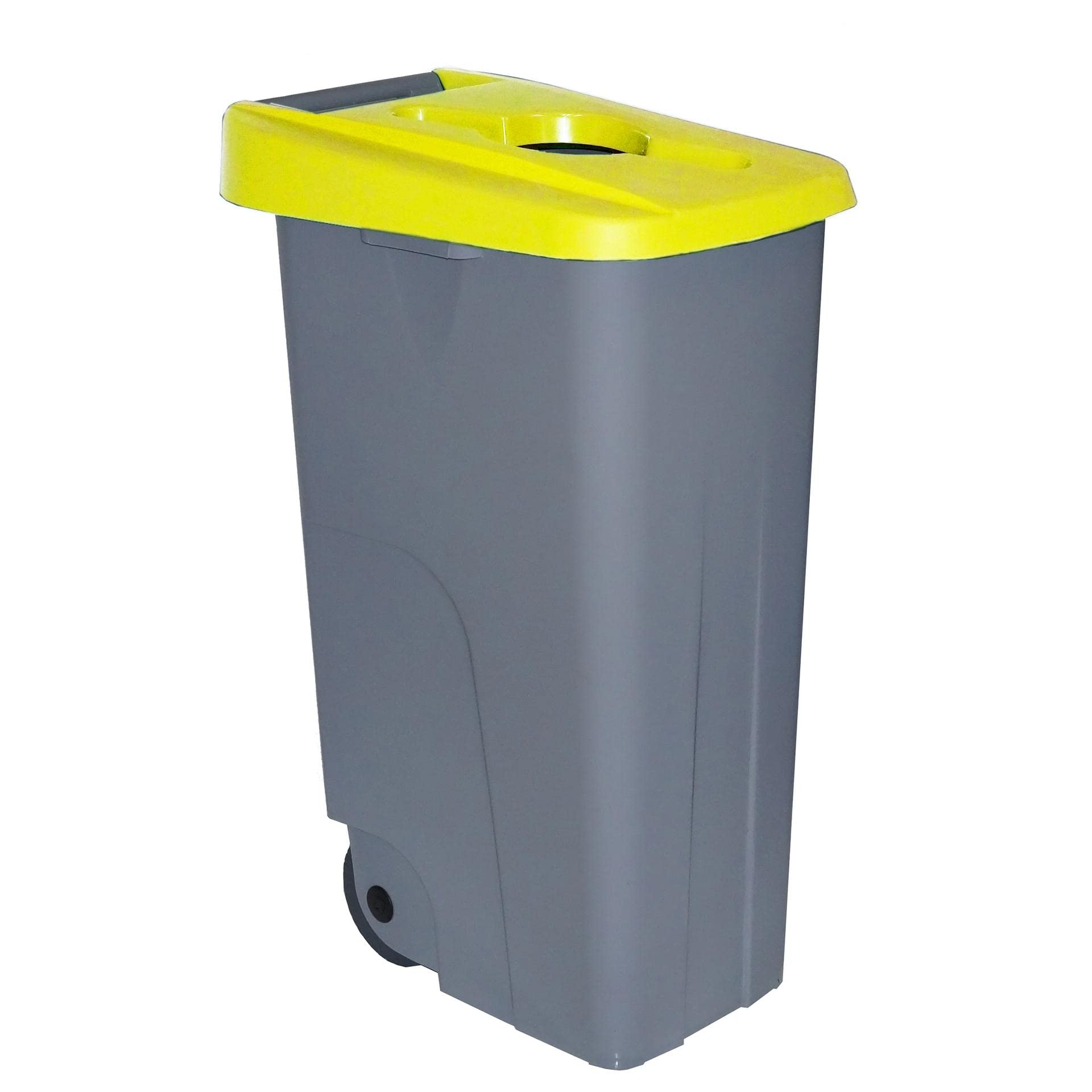 Denox DEN010 Recycle Container 85 Litres Open, Yellow, 420 x 570 x 760 mm