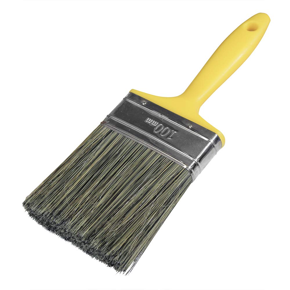 Faithfull FAIPBMAS 100mm 4-inch Masonry Brush, Yellow