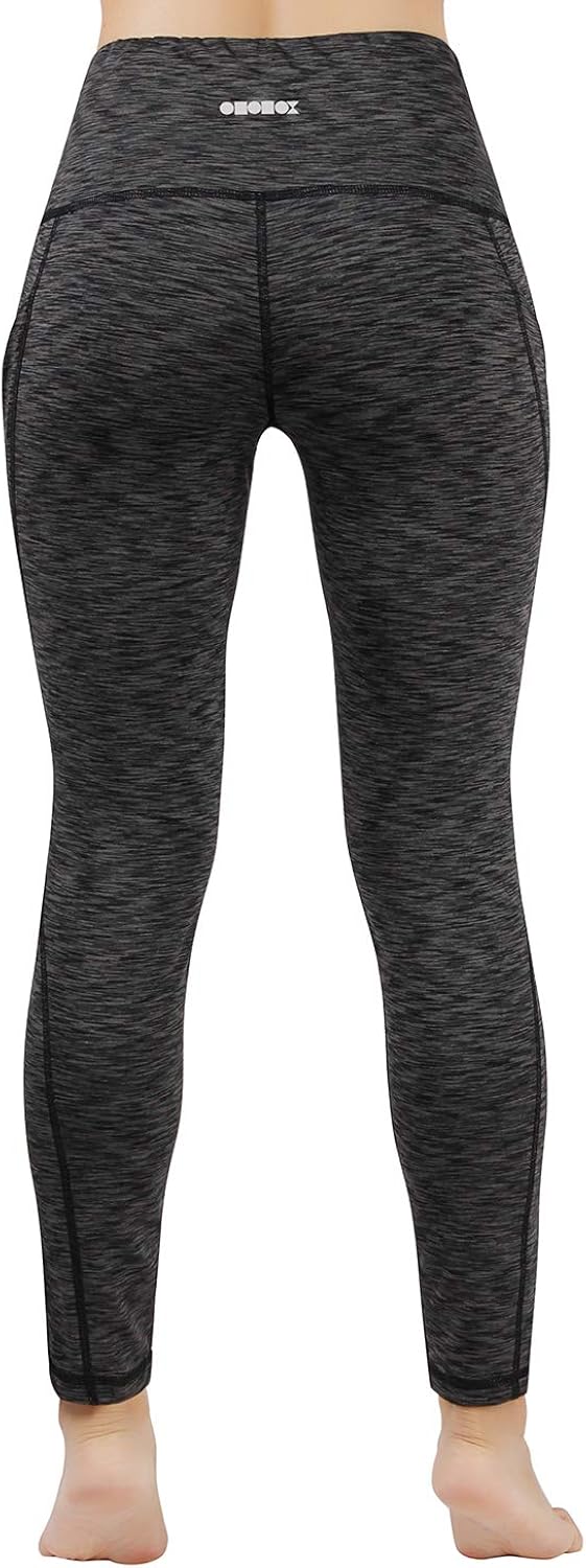 ODODOS Out Pocket High Waist Yoga Pants,Tummy Control,Pocket Workout Yoga Pant: Clothing
