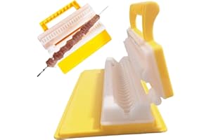 Skewers Press | Easy to Use Mold Maker for Grilling | Manual Barbecue Kebab Mold | for Indoor Outdoor Home Patio Backyard BBQ