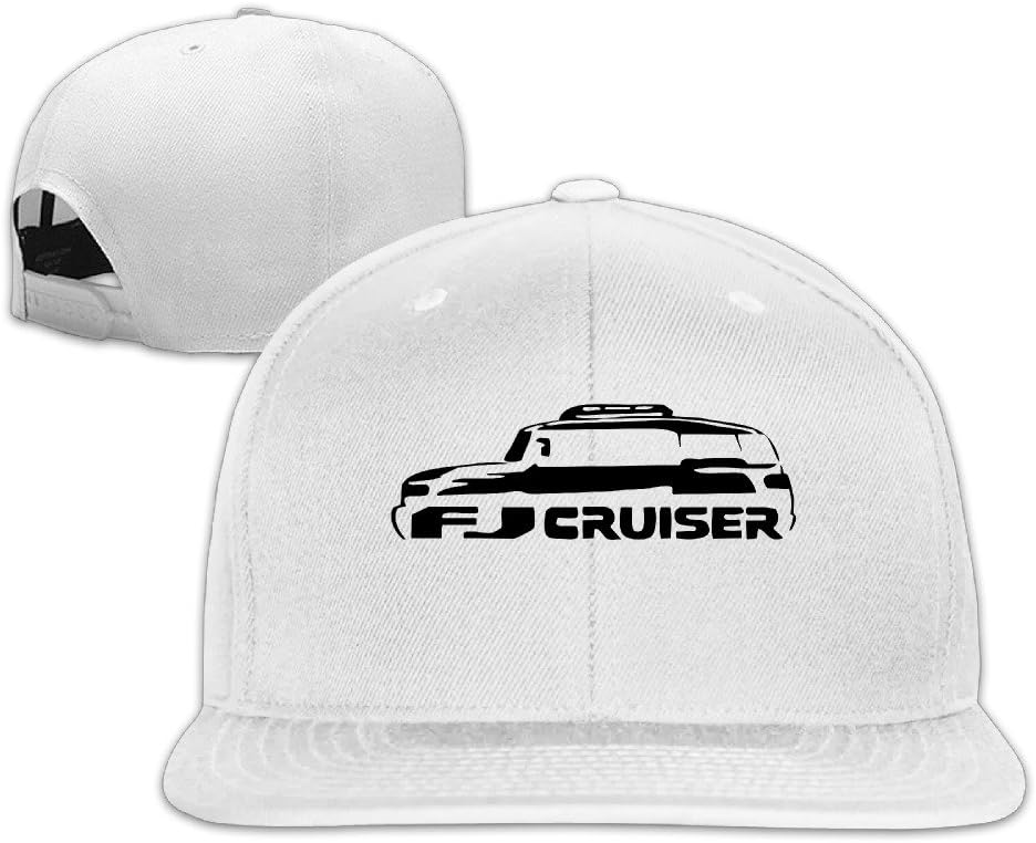 Toyota FJ Cruiser Outline Flat-along Unisex Strapback Hat