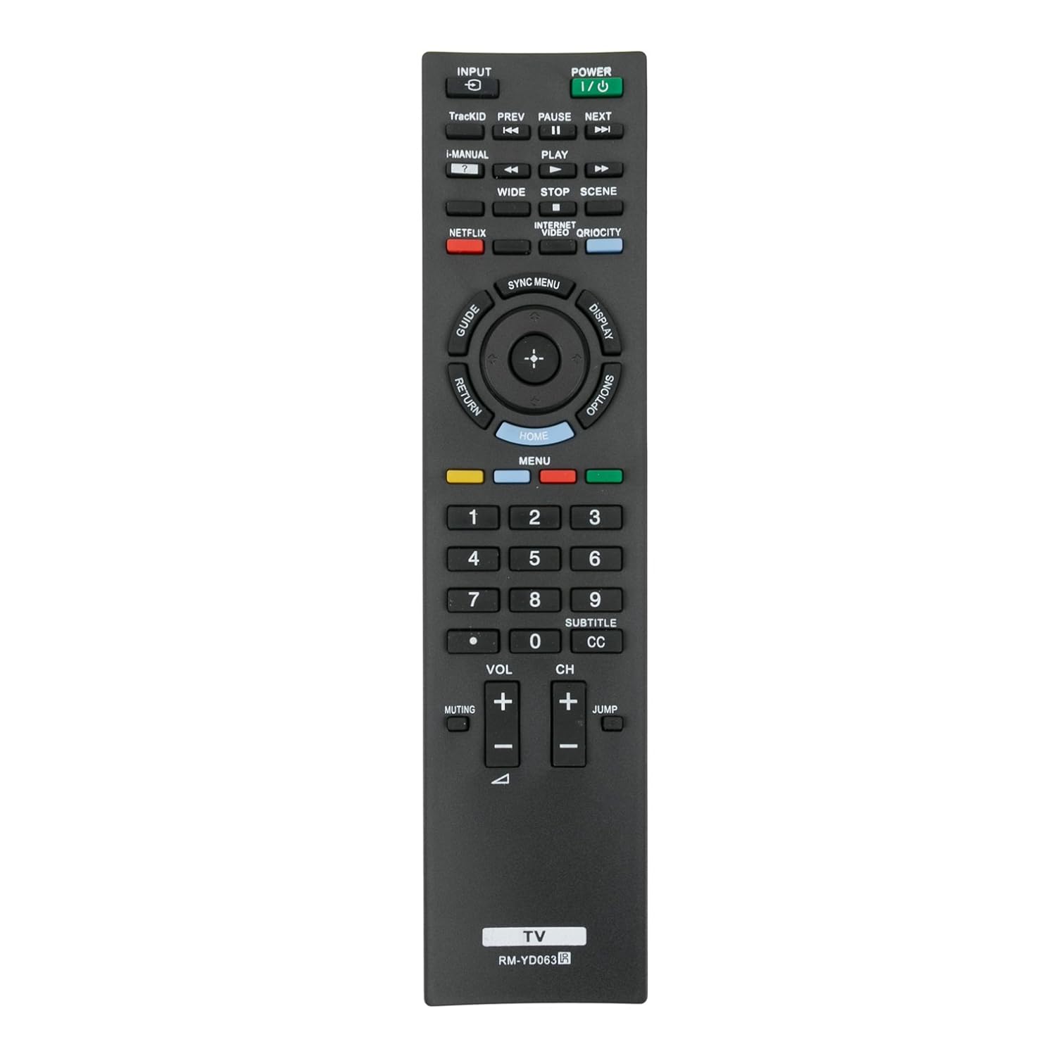 Amazon.com: New RM-YD063 Replace Remote Control RMYD063 fit for Sony TV KDL-32EX520  KDL-32EX521 KDL-32EX523 KDL-40EX520 KDL-40EX521 KDL-40EX523 KDL-46EX520 ...