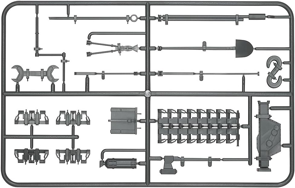 Figma Vehicles Iv号戦車 車外装備品セット 1 12スケール Abs製 インジェクションプラスチックキット プラモデル 通販 Amazon