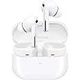 SAMSUNG Galaxy Buds 3 Pro AI True Wireless Bluetooth Earbuds, Noise Cancelling, Sound Optimization, Real-Time Interpreter, Redesigned Comfort Fit, White [US Version, Amazon Exclusive 2Yr Warranty]