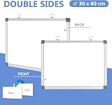 Dollar Boss Magnetic Whiteboard 30 x 40 cm Double-Sided with Aluminum Trim view 2