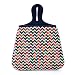 Case New Lightweight Neoprene Auto Trash Bag Sleeve Pouch/Litter Bag/Car Trash Keeper/Garbage Holder/Trash Liner Bag Case& Auto Organizer Storage Bag, Stick Shift Car Garbage Bin- Wave