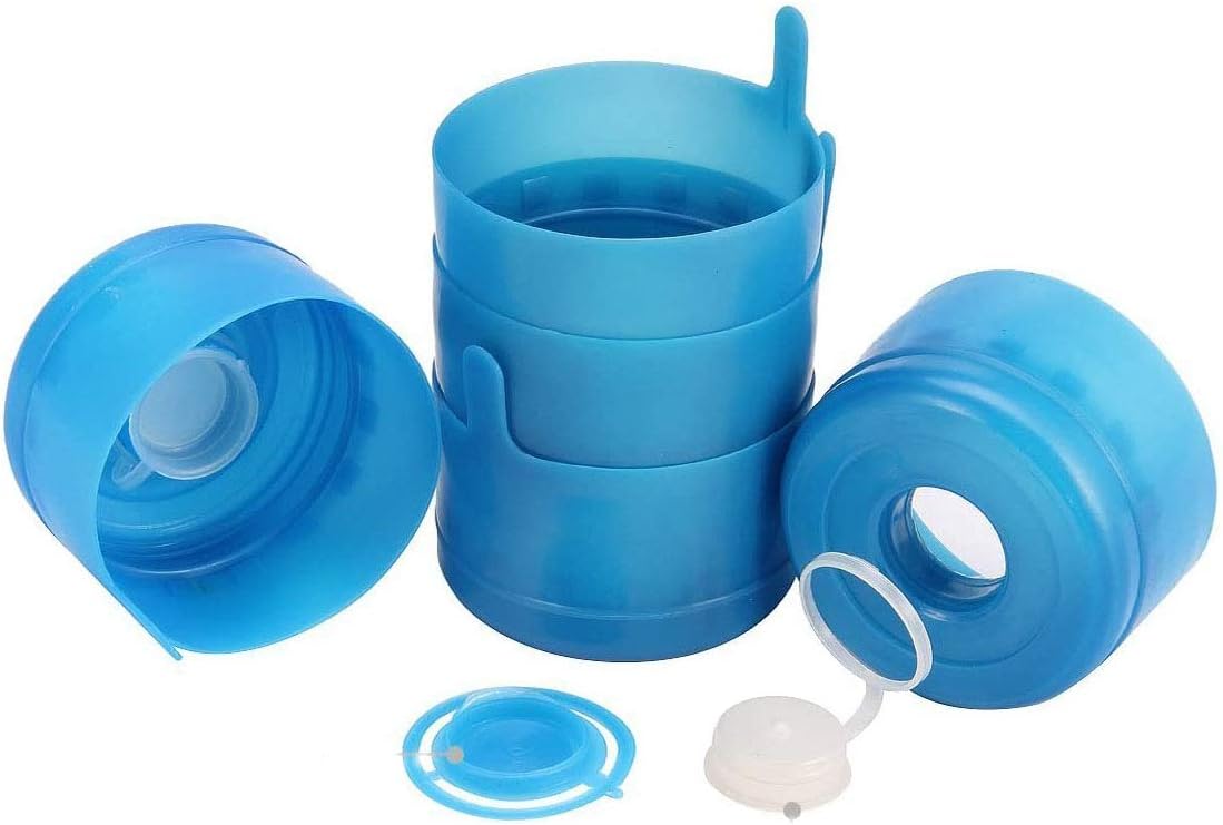 Water Jug Caps, Water Bottle Caps, 5 Pieces 55mm 3 & 5