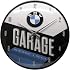 Horloge Murale BMW – Bleue – Alu – 20x30 Cm – Auto-horloge – Neuve
