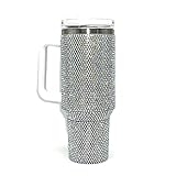 MYHOBBY Shiny Rhinestone 40 Oz Tumbler with